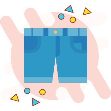 giysi web simgesi, vektör illüstrasyonu