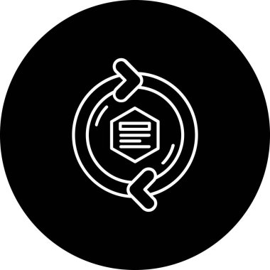 Bir b-b simgesinin vektör illüstrasyonu