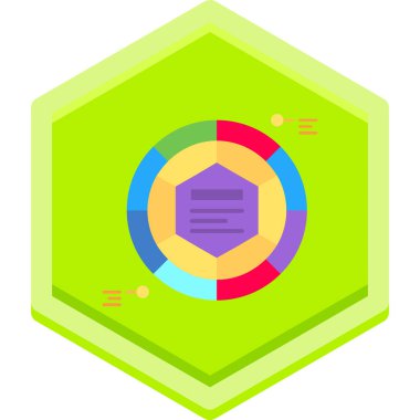 düz biçimli veri analiz vektörü simgesi