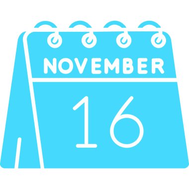 Kasım 17 takvim tarihi simgesi - gün takvimi