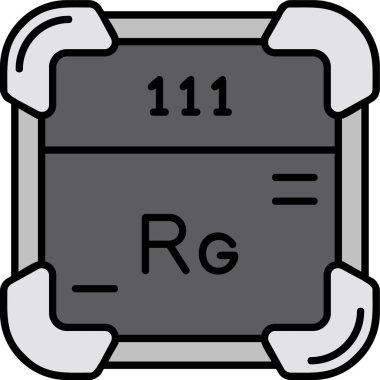 Web ve tasarım için vektör simgesi - harf
