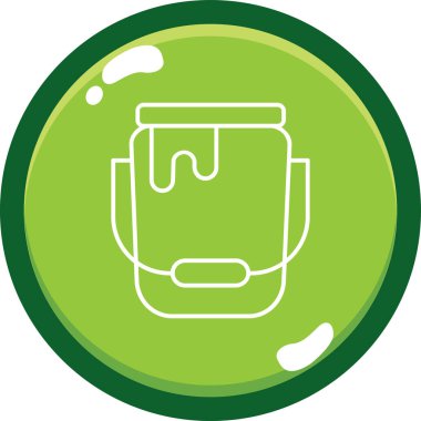 su şişesi simgesi, vektör illüstrasyonu