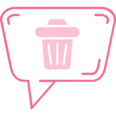 Çöp. Web simgesi basit tasarım