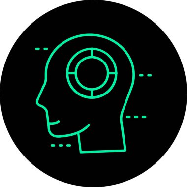 vektör insan başı ico