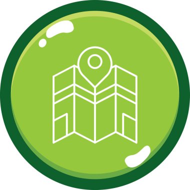 Yeşil ve mavi arkaplanın vektör çizimi