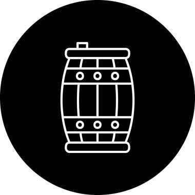 Bira varil simgesi, basit tarzı