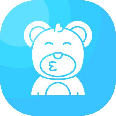 Şirin bebek yüzlü, büyük gözlü.