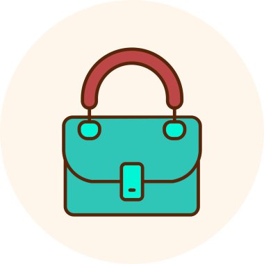 Çanta doldurulmuş çember vektör resimleme