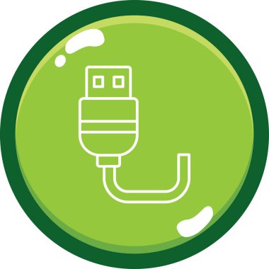 Elektrik prizi. Basit simge