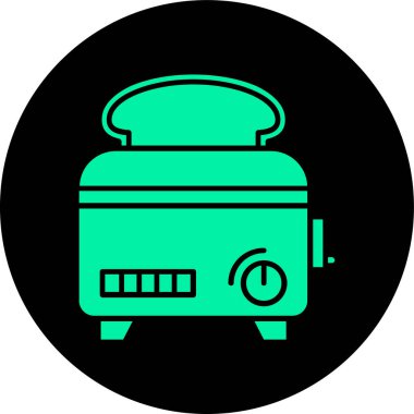 Benzersiz fırın vektör simgesi