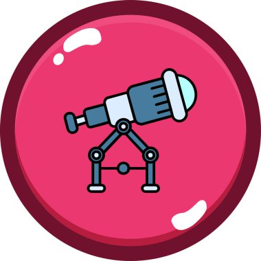 Uydu. Web simgesi basit illüstrasyon