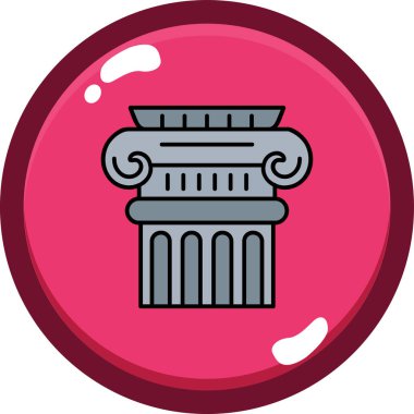 sütun simgesi çizimi