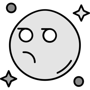 Yıldızlı hüzünlü ay