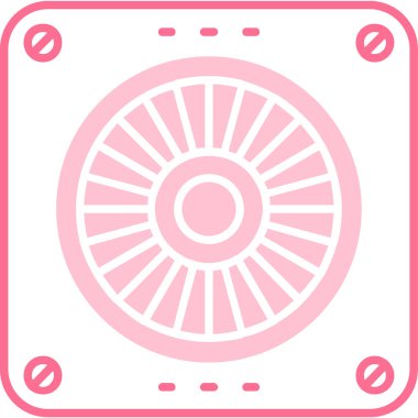 Hayran. Web simgesi basit illüstrasyon