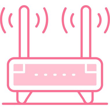 router vektör simgesi, illüstrasyon