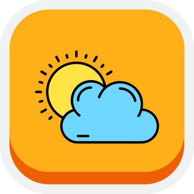 vektör hava durumu web simgesi