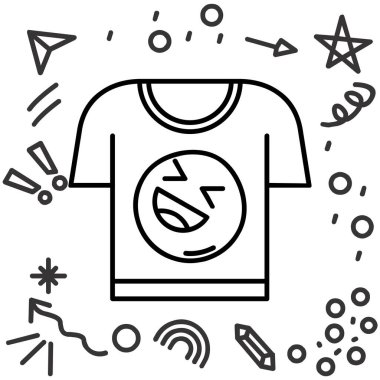 Modern bir simgenin vektör illüstrasyonu