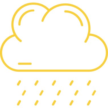 Bulut simgesi. Vektör illüstrasyonu