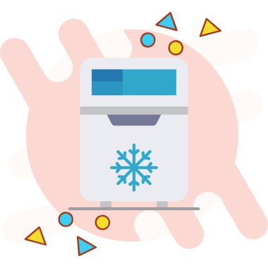 bir makinenin düz simgesi