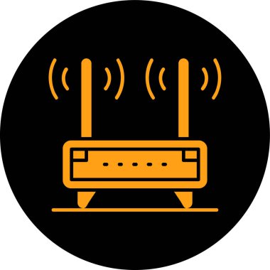 Yönlendirici. Web simgesi basit illüstrasyon