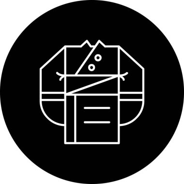 Kalbi ve kalbi olan bir çantanın vektör çizimi