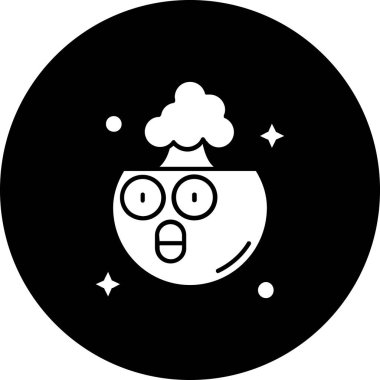 Mutlu yüz simgesinin vektör çizimi