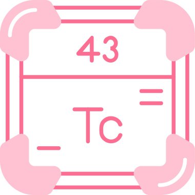 24 saat 24 saat kimyasal bir sembolün çizimi