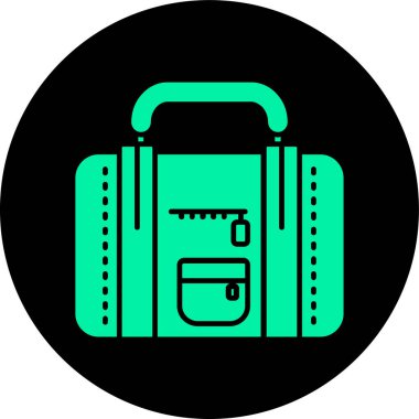 Çanta simgesi, basit tarzı