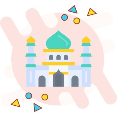 Tapınağı kutsal kişilerin resmi, anahat stili