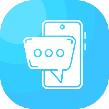 ileti simgesi, vektör illüstrasyonu