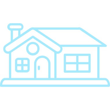 House vektör simgesi beyaz arka plan üzerinde