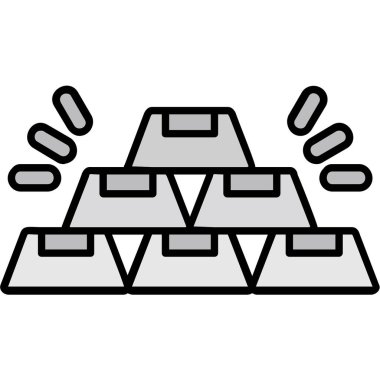 Konveyör bant simgesi, anahat stili