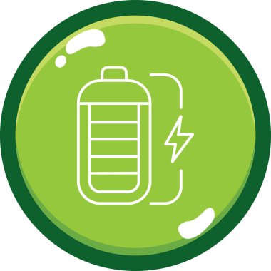 pil yükleme vektör çizimi