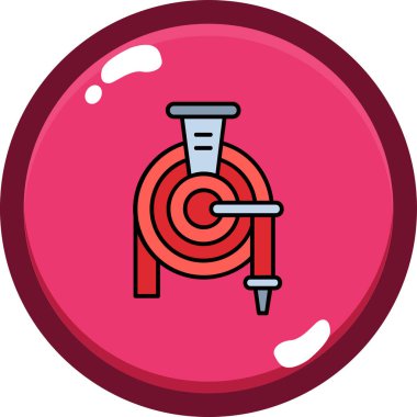 hedef simge, vektör illüstrasyonu