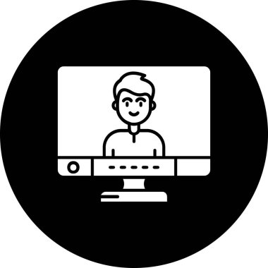 seo modern simgesinin vektör illüstrasyonu