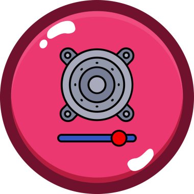 doldurulmuş bovling topu spor simgesi - taslak biçimi