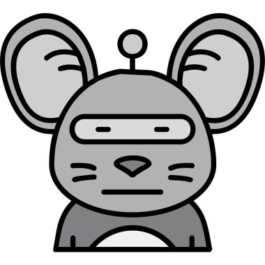 Fare. Web simgesi basit illüstrasyon