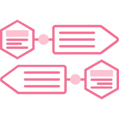 Moda biçimi izole edilmiş arkaplanda veri aktarım simgesi