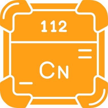 Bir kimyasalın modern bir simgesinin vektör çizimi