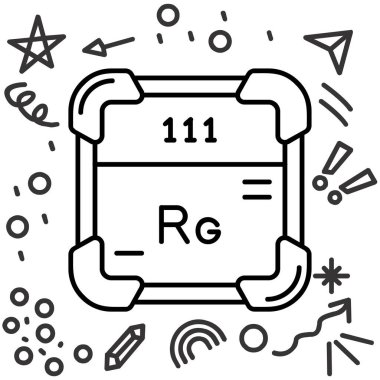 Bir müziğin modern bir simgesinin vektör çizimi