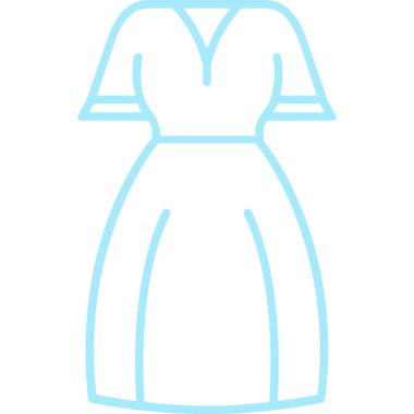 Elbise. Web simgesi basit illüstrasyon