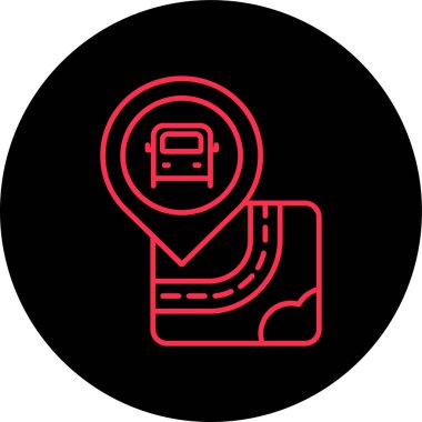 Konum simgesinin vektör çizimi, konum iğnesi