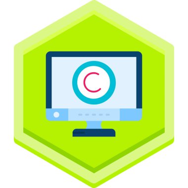 bilgisayar simgesi vektör illüstrasyonu