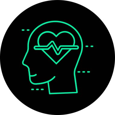 Vektör Beyin simgesi illüstrasyonu