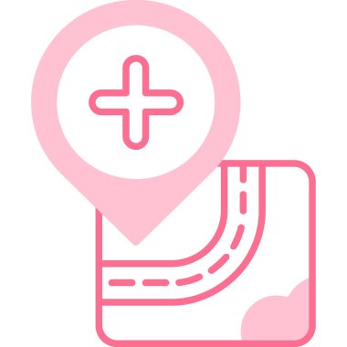 Harita konumu simgesi - taslak biçimi