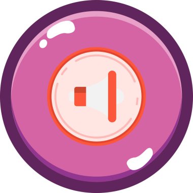 Müzik. Web simgesi basit illüstrasyon