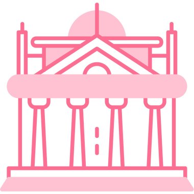 Yapı simgesinin vektör illüstrasyonu