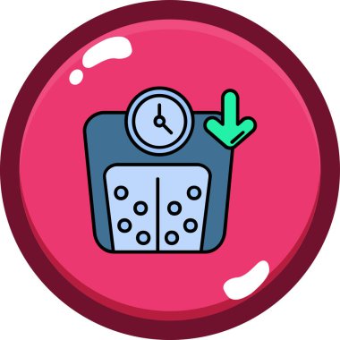 Modern bir simgenin vektör illüstrasyonu