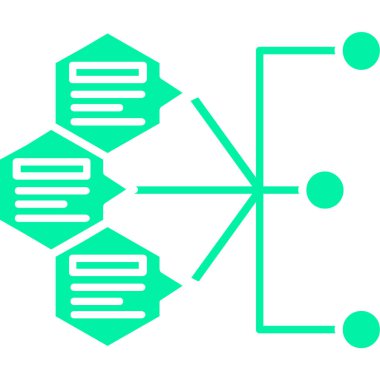 data analizi vektör simgesi modern illüstrasyon