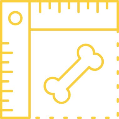 Köpek kemiği ikonu. Beyaz arkaplanda izole edilmiş web için köpek kemiği vektör simgelerinin basit çizimi